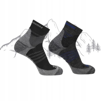 Salomon X Ultra Access Quarter Sokken Merino 2-Pack Maat 39-41