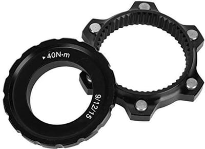 Allecto - Center Lock Adapter - Schijfrem Adapter - Ergonomisch ontwerp - Fietsonderdelen - Voor Boost Hub - Perfect voor fietsers
