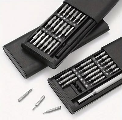 Precisie Schroevendraaier Set - 24 Bits Pakket - Mini Pocket Tool Kit voor Elektronica Reparatie - Geschikt voor Smartphones en Tablets-