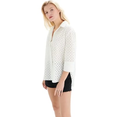 Bloes in Engelse borduur voor dames 24 Colours