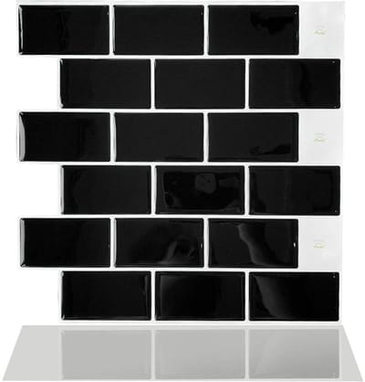 BRENZOOS- Tegelstickers 10 Stuks - Vinyl Stickers voor Muur - Peel & Stick Tegelstickers - Decoratie voor Keuken/Badkamer - Eenvoudig aan te brengen - Verwijderbaar zonder schade - Wanddecoratie