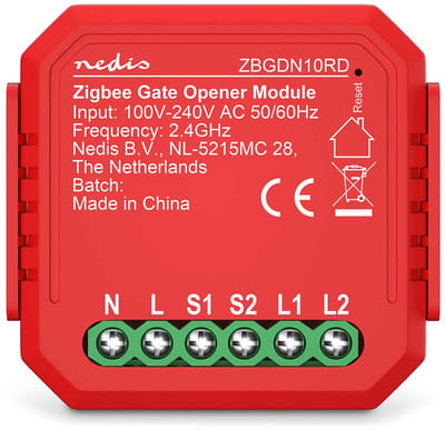 Nedis SmartLife inbouwmodule - Garagedeur Opener - 2.5 W - Kroonsteen - App beschikbaar voor: Android / IOS