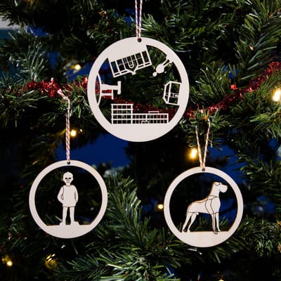 Kerstballen Assen Jouw Favoriete Stad in de Kerstboom City Shapes