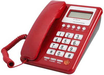 Dailygoods- Huistelefoon met Nummerweergave - Bedrade Telefoon - Realtime Datum/Wekweergave - Herhaalfunctie - Dual Mode - Schokbestendig