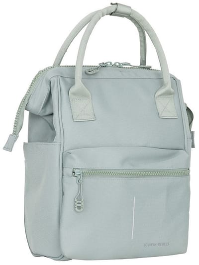 New Rebels Valor Weverly School / Werktas Rugzak - 9,5L – Stevig 900D Polyester - 4 Compartimenten Laptopvak 14” - Waterafstotend Sage Green