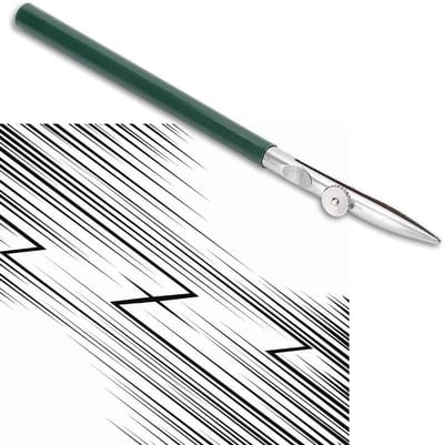 Multifunctionele Ruling Pen voor Kunstenaars - Perfect voor Comic, Schilderen en Maskeren van Lijnen