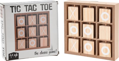Boter-Kaas-Eieren spel hout
