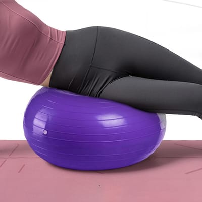 Support pour Ballon de Fitness Ballon de Yoga Force Rythmique Pilates Donut Équilibre pour l'Entraînement Maison 1 pièce Construction Durable de Haute Qualité Utilisation Quotidienne Pratique 1pcs