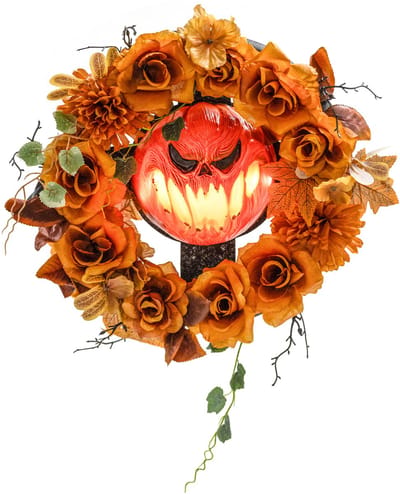 Outsunny Halloween Decoraties Polyester, Staal 44L x 9B x 44H cm Oranje