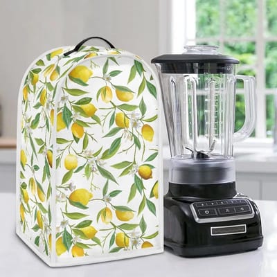 Keuken Apparaathoes - Stofkap Keuken - Apparaten Beschermen - Spatbestendige Stof - 24 x 185 x 405 cm - Citroenblad
