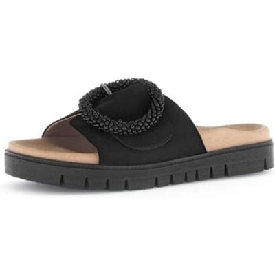 Gabor Sandalen zwart Suede - Maat 36