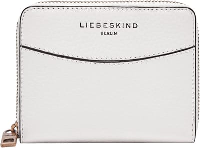 LIEBESKIND BERLIN Leren Portemonnee Alessa 3 Pebble Conny Wallet Cream White Crème