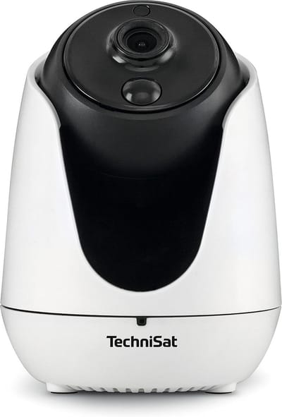 Binnencamera - Beveiligingscamera Slim - Huisbewaking - Nachtzicht tot 8 Meter - 9x12x9 cm - Wit/Zwart