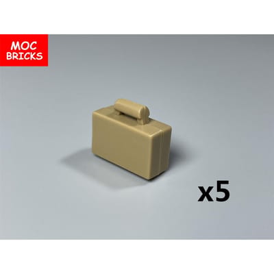 MOC Blokken Mini Hotel Bagage Auto Kar Tas Ideaal Voor Stads Huis Bouwstenen Speelgoed Kinderpoppen Cadeaus