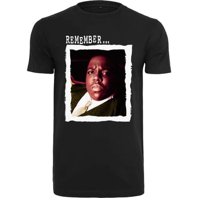 Mister Tee - Notorious Big Remember Heren T-shirt - S - Zwart