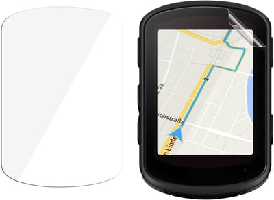 kwmobile 2x Fiets-GPS-beschermfolie voor Garmin Edge 840 / Edge 540 - Set van displaybeschermfolies voor fiets-GPS-computers - transparante displayschild van PMMA