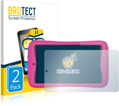 BROTECT - Screenprotector voor Kurio Connect 7" - Folie Beschermfolie transparant 2 Stuks