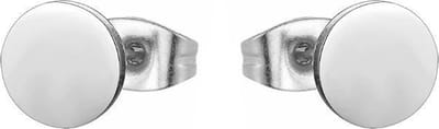 Fako Bijoux® - Oorbellen - Steker - RVS - Stainless Steel - Cirkel
