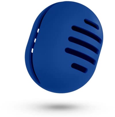 Spongehouder voor Make-up, Dubbelzijdig Ademend Siliconen Makeup Blender Houder voor Reizen, Onbreekbare Herbruikbare Makeup Spons Reiscase, Wasbaar, Saffierblauw
