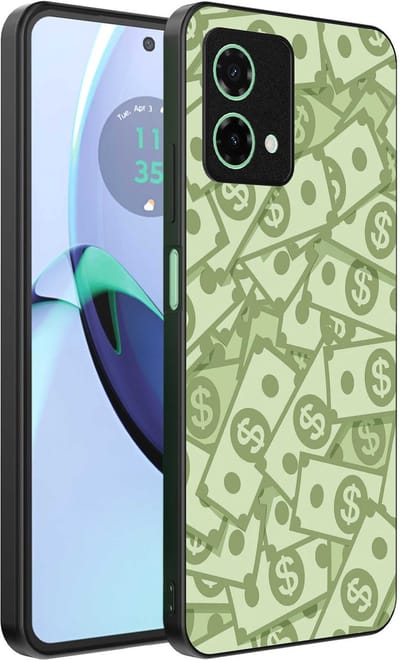 Geschikt voor Motorola Moto G84 Telefoonhoesje met Geld Opdruk - TPU Backcover Case With Money Design - Smartphonica geschikt voor Motorola Moto G84