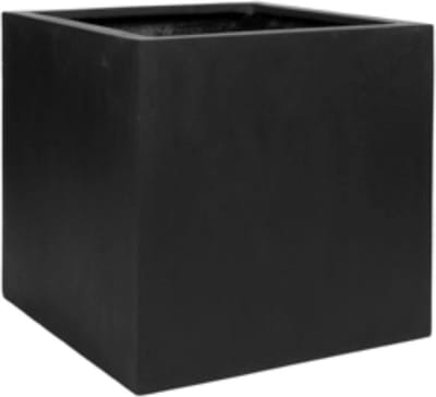 Pottery Pots - Plantenbak Block L - L50cm x W50cm x H50cm - Indoor en Outdoor - Black