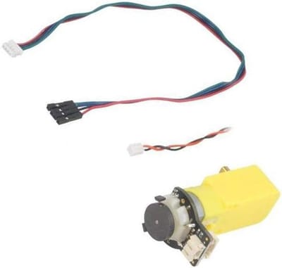 DC Motor met Encoder en Tandwielkast 3-7,5VDC 2,8A
