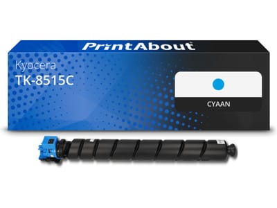 PrintAbout huismerk Toner TK-8515C Cyaan Geschikt voor Kyocera