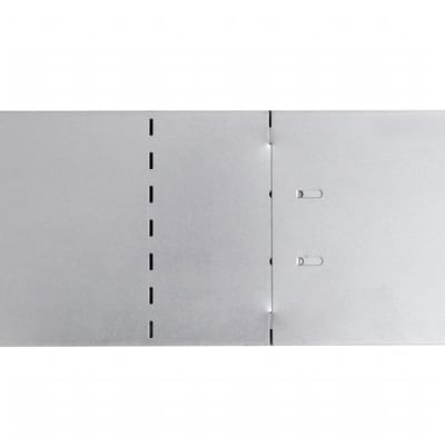 Metalen Gazonrand Flexibel - Set van 10 Stuks - 10 Meter Totaal - Verzinkt Staal - 100 x 14 cm - Borderrand voor Bochten en Rechte Lijnen - Duurzame Tuinafboording