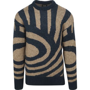 Sweaters Scotch &amp; Soda Sweater Waves Navy