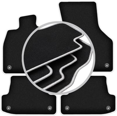 CARLUX-SILVER automatten voor: Audi A3 8V 3-deurs, sedan, limousine, sportback (2012-)