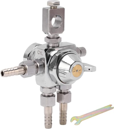 Automatisch Spuitpistool - Verfspuit - Oliën Spuiten - Roestvrij Staal Mondstuk - 13 mm - Zilver