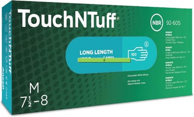 Ansell TouchNTuff 92-605 nitril wegwerphandschoen XL