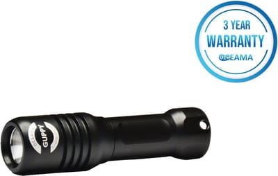 Oceama Guppy - Duiklamp - Niet oplaadbaar - Zaklamp voor onderwater - LED 600 Lumen - Zwart