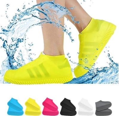 Doodadeals® - Overschoenen Waterdicht – Zwembad – Schoenhoesjes – Schoenovertrek Herbruikbaar – Siliconen – Geel – Maat S 29/34