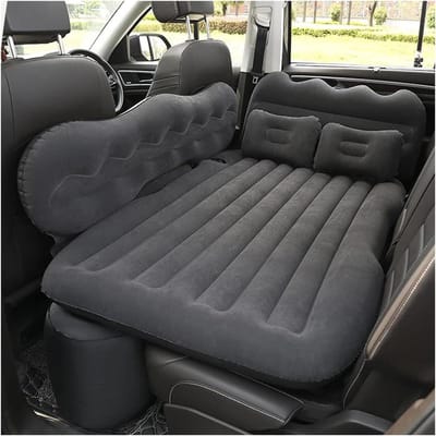 Auto Luchtbed - Opblaasbaar Matras - Kamperen en Reizen - Perfecte Pasvorm - 100 g - Grijs
