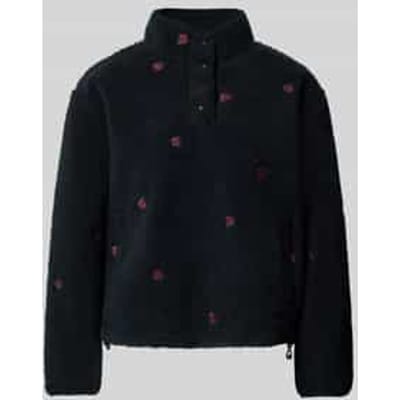 Sweatshirt met opstaande kraag, model 'KASEY'