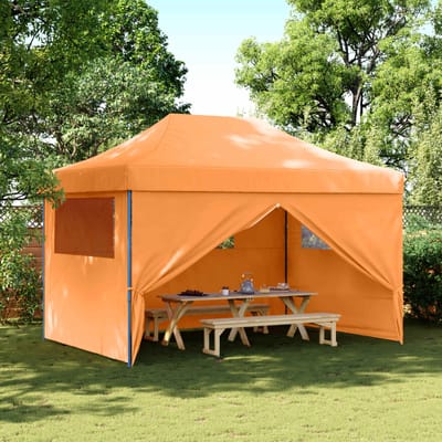 vidaXL - Partytent - 279 - x - 410 - x - 315 - cm - Oranje - Oxford - Stof