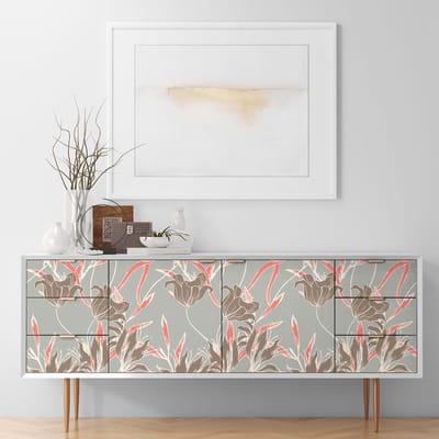 Tropische Mykoto meubelsticker, 60 x 90 cm