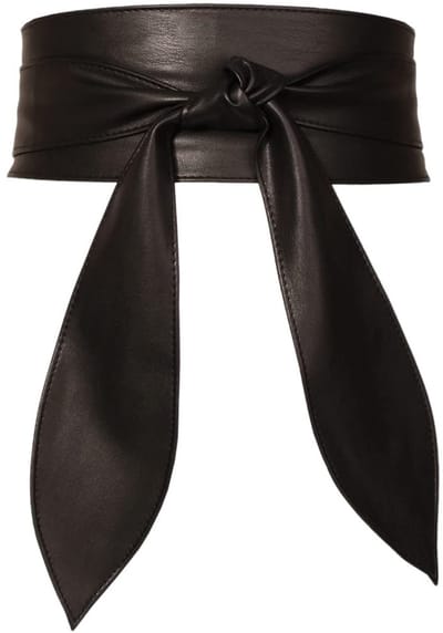 Store_8 - Brede damesriem - Geknoopte riem - Voor formele evenementen - Zwart - Tailleriem - Perfect voor bruiloften en feesten