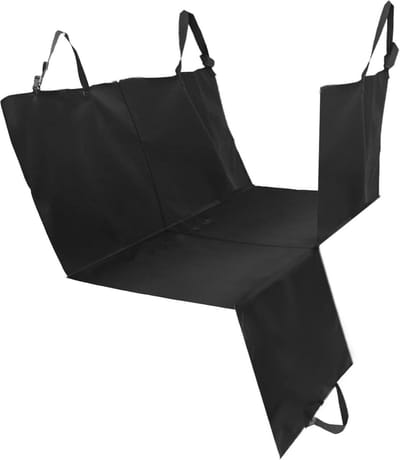 Nobleza Hondendeken Auto - Beschermhoes Achterbank - Waterdicht - 147 x 145 cm - Zwart - 2 Delen