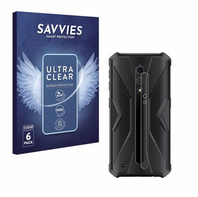 Savvies - Screenprotector voor Ulefone Armor X12 Pro (ALLEEN Camera Lens) - Folie Beschermfolie transparant 6 Stuks