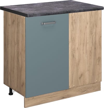 Vicco R-Line Hoekkast – 86 cm, WB Antraciet Blauw-grijs