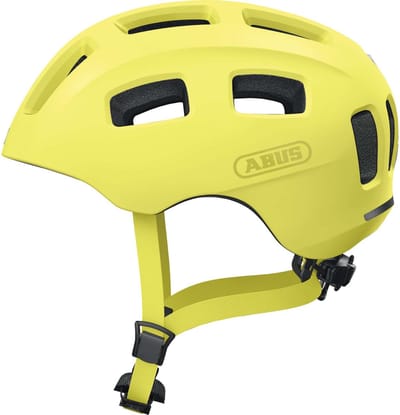 Fietshelm ABUS YOUN-I 2.0 mono yellow S - 48-54 cm - geel - Geschikt voor gebruik op elektrische fietsen - stadsfietsen - 240 g