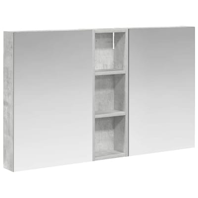 vidaXL - Badkamerkast - set - 3 - st - 100 - x - 10,5 - x - 60,5 - cm - Bewerkt - hout
