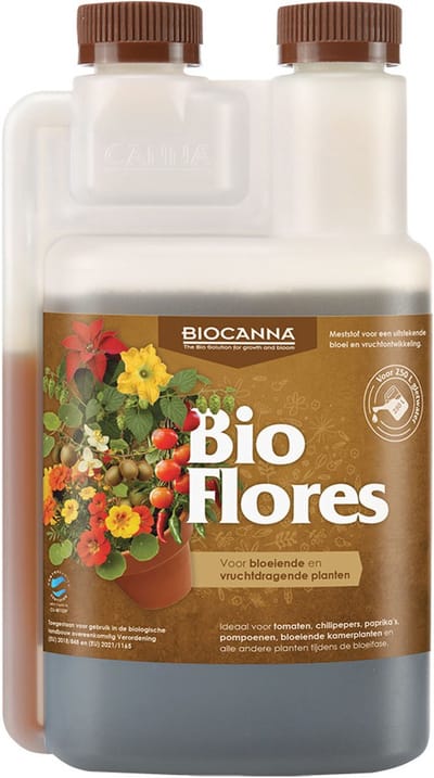 BIOCANNA Bio Flores 500ml = 250 liter biologische plantenvoeding