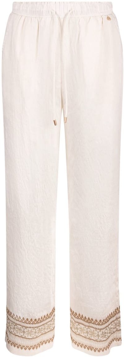 Nukus - Broek Off White Nukus Valerie Pants Embroidery Pantalons Off White Nks09049