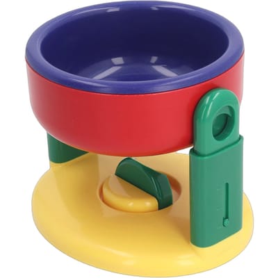 Gamelle Surélevée pour Chien Hauteur Réglable Antidérapante Anti-renversement Plastique Gamelle sur Pieds pour Animaux Domestiques Intérieur Chats Chiens