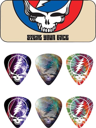 Grateful Dead - Steal Your Face - opbergblikje met plectrums medium