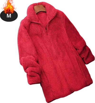 Livano Winterjas - Parka - Dames - Winter - Jas - Volwassen - Stijlvol - Rood - M
