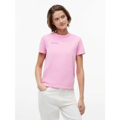 T-Shirt Tommy Jeans Tjw Reg Tj Repeat Wa - Fashion Wear - Vrouwen